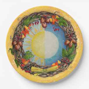 Plato De Papel Corona de Mabon