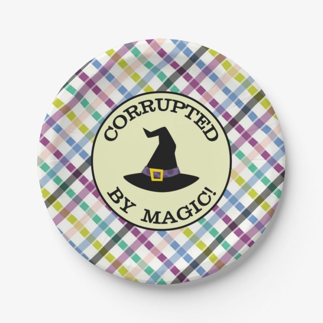 PLATO DE PAPEL ¡CORRUPTADO POR MAGIC! (Anverso)