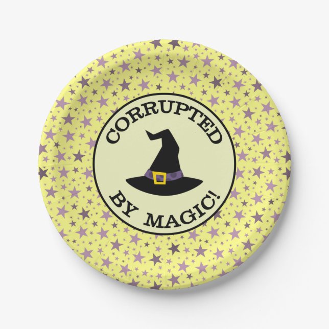 PLATO DE PAPEL ¡CORRUPTADO POR MAGIC! (Anverso)