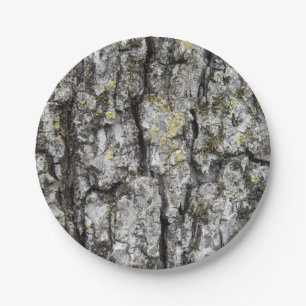 Plato De Papel Corteza de árbol
