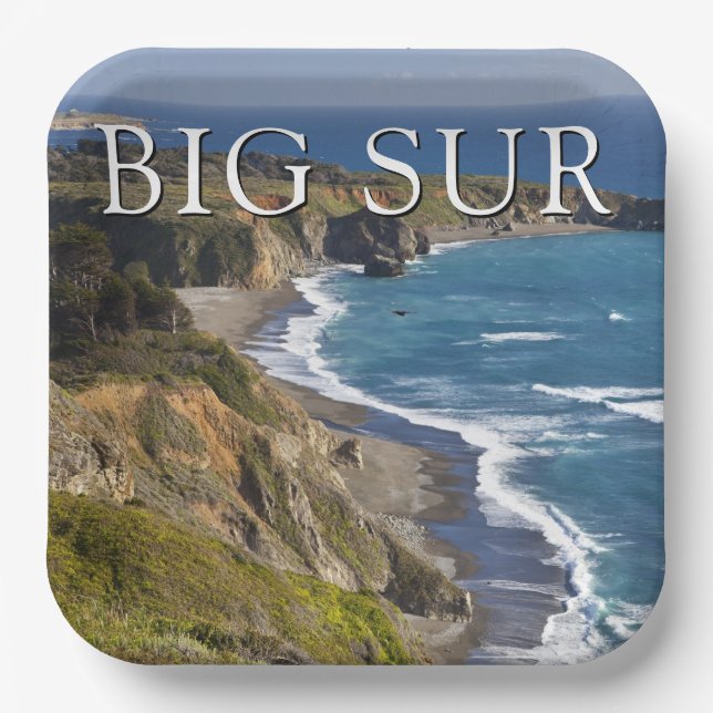 Plato De Papel Costa de Big Sur | California (Anverso)