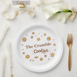 Plato De Papel Cosy Cookie Delights