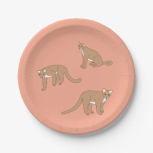 Plato De Papel Cougar