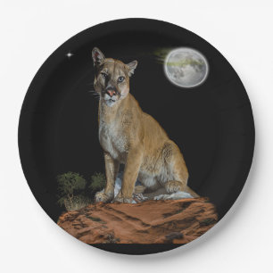 Plato De Papel Cougar