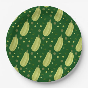 Plato De Papel Courgettes