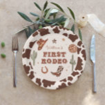 Plato De Papel Cowboy First Rodeo Wild West Birthday party<br><div class="desc">Cowboy First Rodeo Wild West Birthday party Paper Plates Matemáticos disponibles.</div>