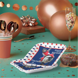 Plato De Papel Cowgirl Mutton Busting Birthi