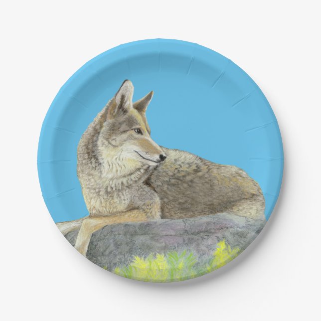 Plato De Papel Coyote (Anverso)