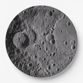 Plato De Papel Cráteres lunares Artemis II