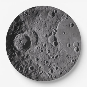 Plato De Papel Cráteres lunares Artemis II