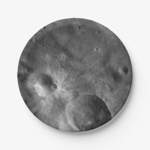 Plato De Papel Craters Vesta de Asteroides