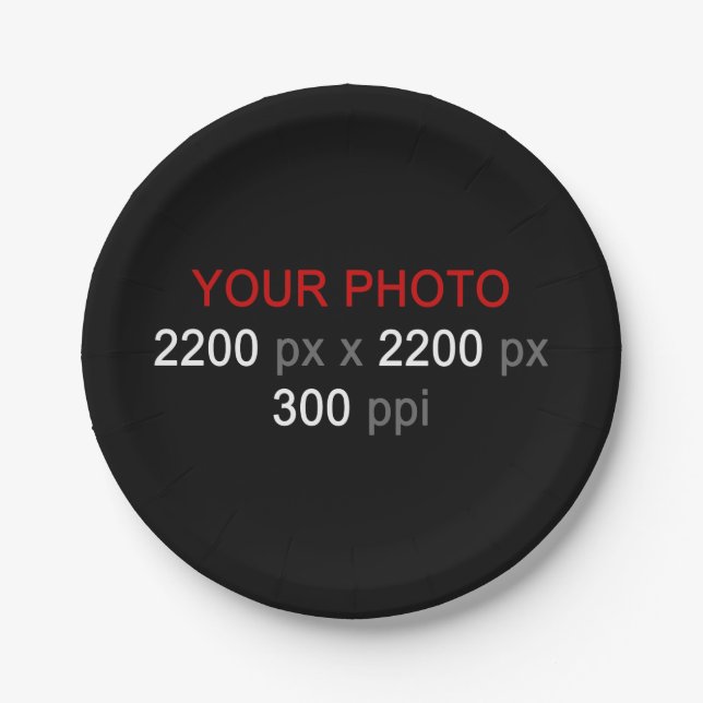 Plato De Papel Creación personal (Anverso)