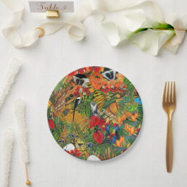Plato De Papel Creación Salvaje