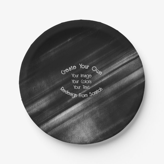 Plato De Papel Crear el propio (Anverso)