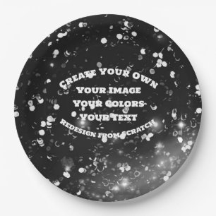 Plato De Papel Crear su propia imagen Personalizado