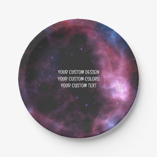 Plato De Papel Crear su propio personal (Anverso)