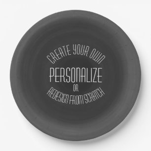 Plato De Papel Crear un diseño propio - personalizado