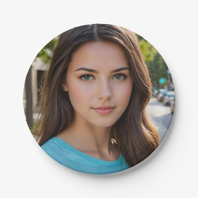 Plato De Papel crear una placa de papel personal de fotografía si (Anverso)