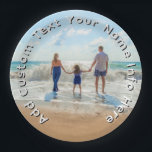 Plato De Papel Create Your Own Photo Paper Plates Custom Text<br><div class="desc">Custom Photo and Text Paper Plates - Unique Your Own Design - Personalized Family / Friends / Party Plates - Wedding or Personal Disposable Party Plates / Supplies / Tableware / Photo Gifts - Add Your Photo and Text - Resize and move elements with Customization tool ! Choose font /...</div>