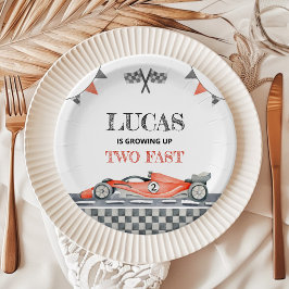 Plato De Papel Crecer Dos Placas De Papel De Cumpleaños Rápidamen