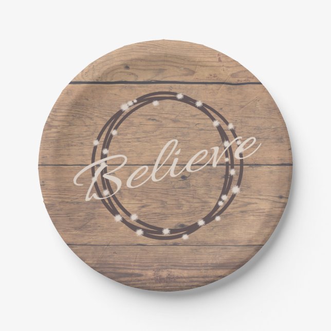 Plato De Papel Creer (Anverso)