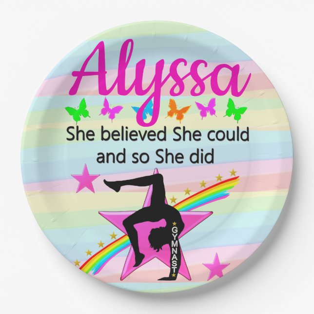 PLATO DE PAPEL CREÍA QUE PODRÍA DISEÑAR EL GIMNASIO (Anverso)