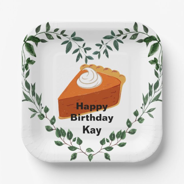 Plato De Papel Crema de hielo de helado de pasteles de fondo blan (Anverso)