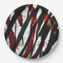 Plato De Papel Cruzado de bambú