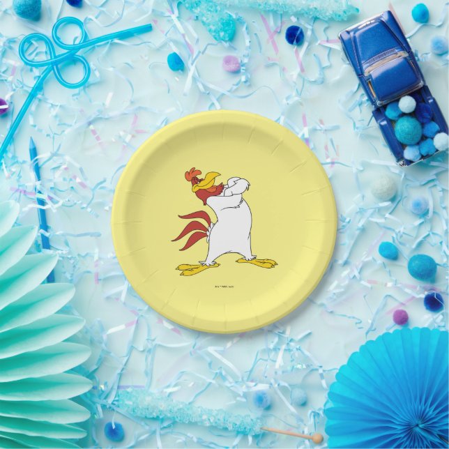 Plato De Papel Cruzan los brazos de Lehorn Foghorn (Fiesta)