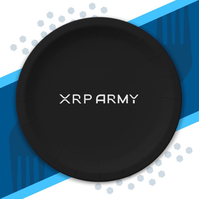 Plato De Papel Cryptocurrency Meme XRP Crypto del ejército (Subido por el creador)