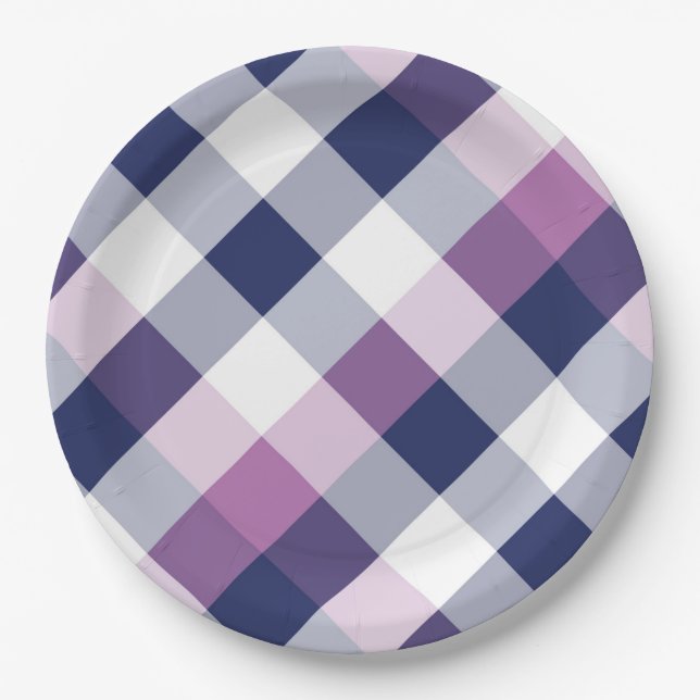 Plato De Papel Cuadrado y color 5 (Anverso)