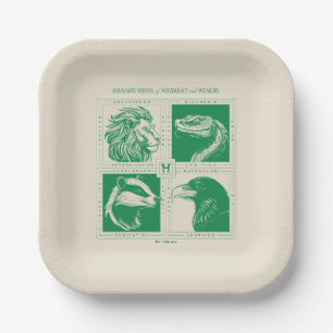 Plato De Papel Cuadrícula de animales domésticos HOGWARTS™