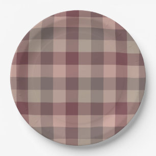 Plato De Papel Cuadro de blushwood