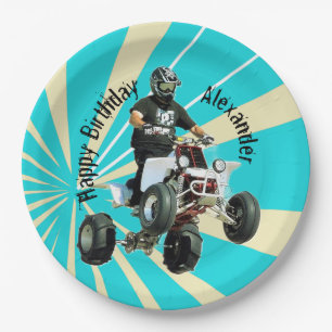 Plato De Papel Cuatro bici / ATV