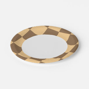 Plato De Papel Cuatro obleas