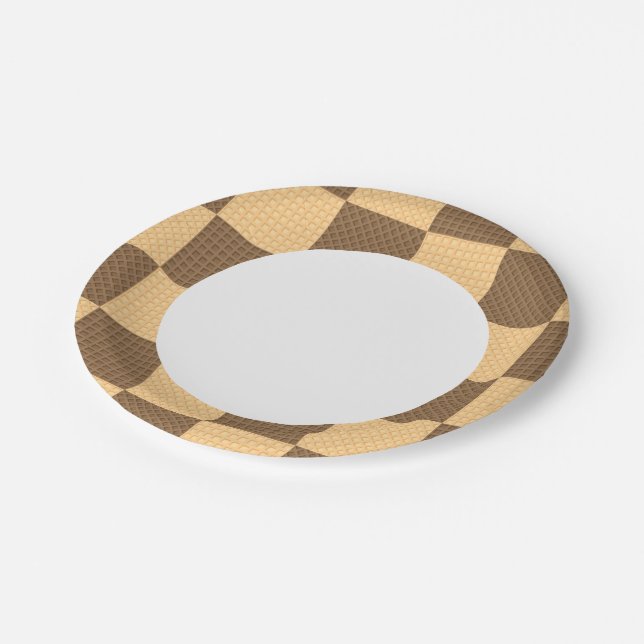 Plato De Papel Cuatro obleas (Angular)