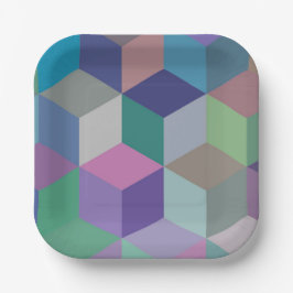 Plato De Papel Cube III