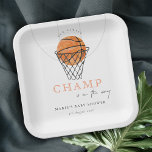 Plato De Papel Cuidar la roya de nuestro pequeño campeón de balon<br><div class="desc">Para cualquier personalización adicional o cualquier otro elemento que coincida,  no dude en ponerse en contacto conmigo en yellowfebstudio@gmail.com</div>