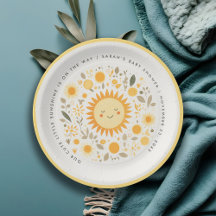 Cuidar Nuestro Pequeño Sol Boho Sun Baby Shower