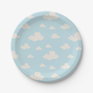 Plato De Papel Cuido oso Hola Pequeño Un Baby Shower