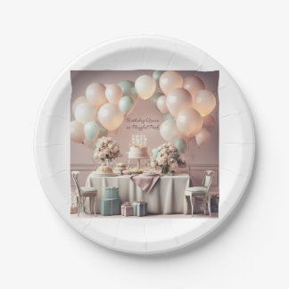 PLATO DE PAPEL CUMPLEAÑOS