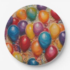 Plato De Papel Cumpleaños