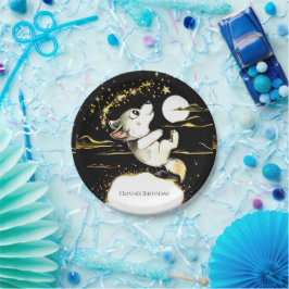 Plato De Papel Cumpleaños Adorable Wolf