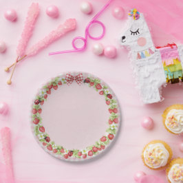 Plato De Papel Cumpleaños Berry Sweet primero