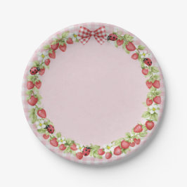 Plato De Papel Cumpleaños Berry Sweet primero