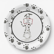 Cumpleaños de acróbatas de perro lindos personaliz