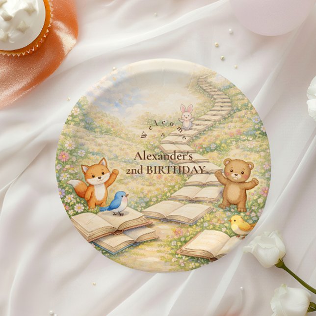 Plato De Papel Cumpleaños de Capítulo Dos Volviendo Páginas (Subido por el creador)