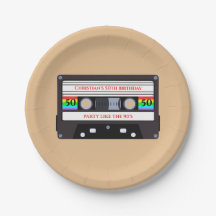 cumpleaños de cassette de época