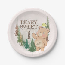 Cumpleaños de Cute Woodland Bear