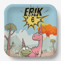 Cumpleaños de Dino Roarsome, Cute Cartoon Dino